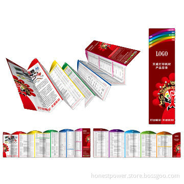 Brochure Printing, Made of C2S Art Paper, Customized Sizes and Designs are Accepted